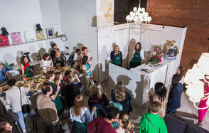 Лофт-пространство с высокими потолками