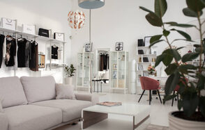 Mirseliz Белый лофт в стиле минимализм