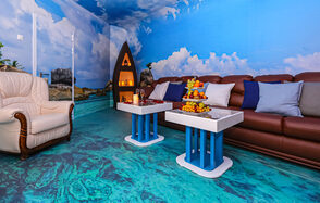 Kino Leto Стилизованный зал с большим экраном