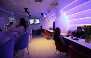 Loft bar at the hotel