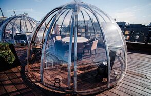 IglooBar. Маленький шатер на крыше в центре Москвы №8