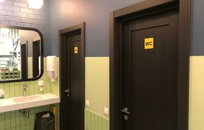 Кулинар Лофт-кафе с высокими потолками