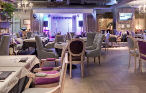 Совмещённый банкетный зал в итальянском стиле