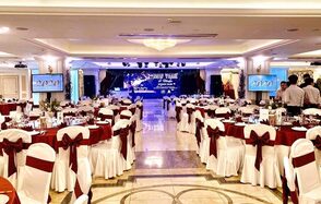 Banquet hall with stage 