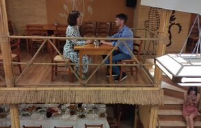 Japanese style two-level banquet hall