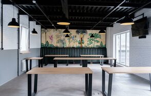 Лофт в эко стиле с выходом на крышу