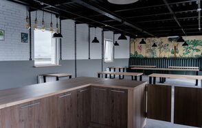 Лофт в эко стиле с выходом на крышу