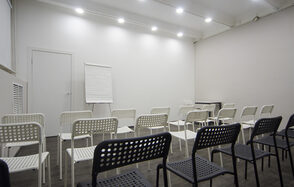 Bright room for master classes and lectures
