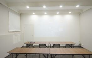 Bright room for master classes and lectures