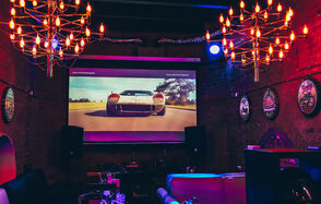 Brick tower with a view roof