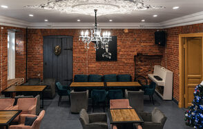 Loft with stucco and large windows