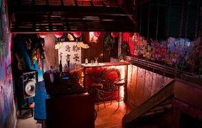 Лофт с атмосферой андеграунда