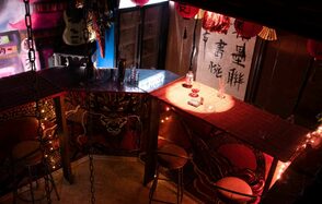 Лофт с атмосферой андеграунда