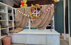 Лаундж-пространство с кафе для детских мероприятий