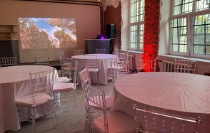 Stylish loft with high ceilings