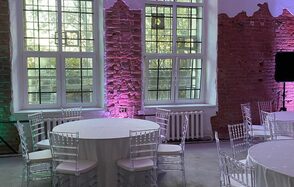 Stylish loft with high ceilings