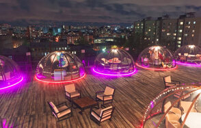 Уютный купол на крыше