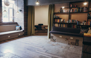 Лофт с возможностью зонирования