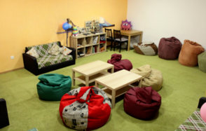 Уютная комната в анти-кафе