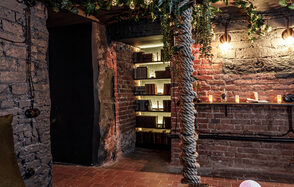 Небольшая лофт-комната с растением 