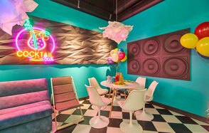 Лофт-зал в пляжном стиле