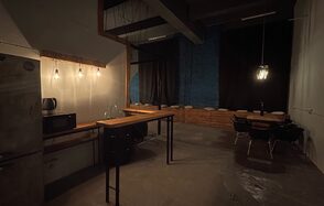 Подъём. Просторный лофт с сеткой-гамаком