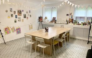 Уютная студия для творческих встреч 