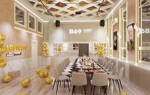 Лофт-центр Б69. Зал Необарокко с верандой на крыше