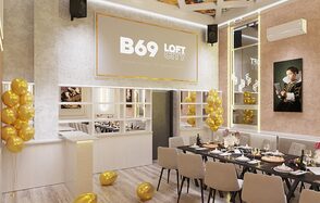 Лофт-центр Б69. Зал Необарокко с верандой на крыше