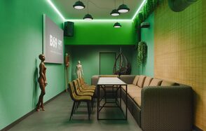 Лофт-центр Б69. Зал Бохо с верандой на крыше