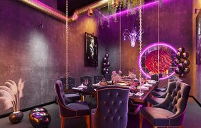 Лофт-центр Б69. Зал Черный Антик с верандой на крыше