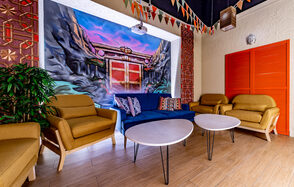 Лофт-зал в восточном стиле 