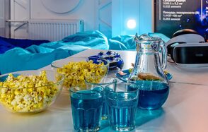 Лофт-зал в стиле марсианского шаттла