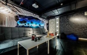 Лофт-зал в стиле шаттла 