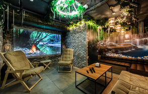 Лофт в лесном стиле