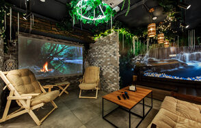 Лофт в лесном стиле