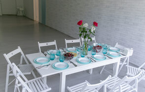 Светлое и уютное пространство для праздников