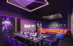 Лофт-центр Б69. Зал Нейросеть с верандой на крыше