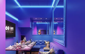 Лофт-центр Б69. Зал Индиго с верандой на крыше