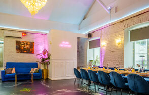 Уютный лофт с отдельным входом и внутренним двором с барбекю