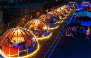 Уютный купол на крыше 