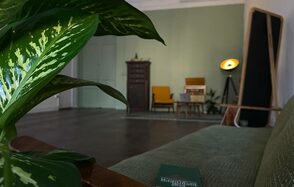 Авторский лофт с балконом и видом на реку