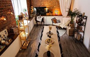 My Hygge Box Уютный лофт в теплых тонах