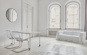 Светлый зал с растениями