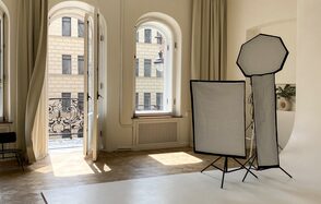 Bedford studio Совмещённые светлые комнаты 