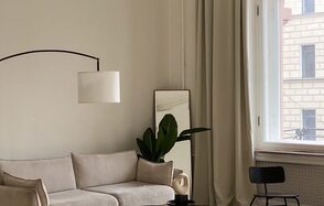 Bedford studio Совмещённые светлые комнаты 