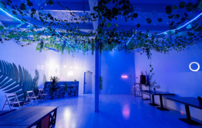 ATMOSFERA. ECO  Белый лофт с неоновой подсветкой