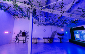 ATMOSFERA. ECO  Белый лофт с неоновой подсветкой