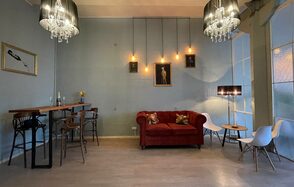 Art loft Зонированное яркое пространство