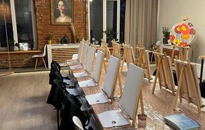 Art loft Зонированное яркое пространство